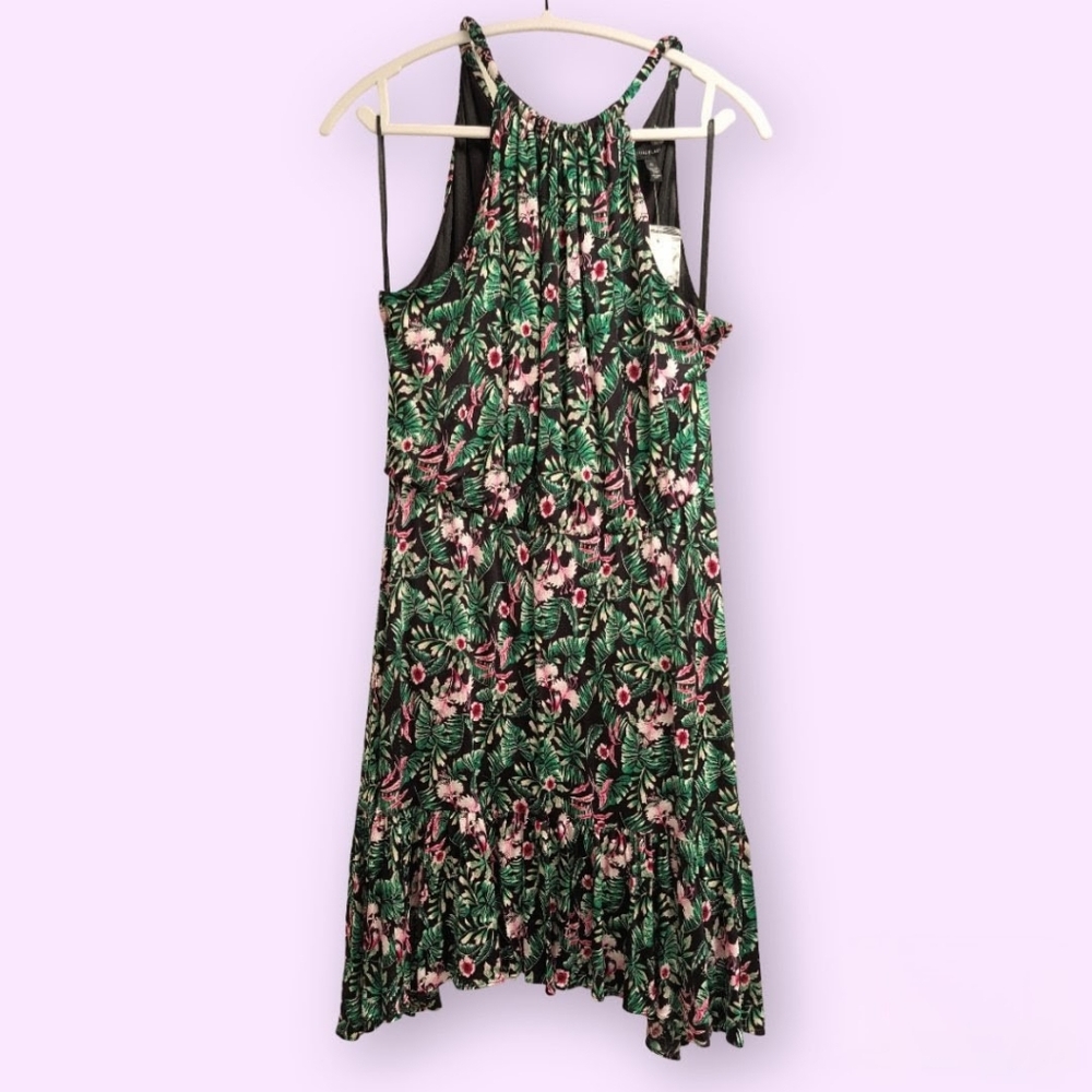 White House Black Market Slinky Knit Halter Dress